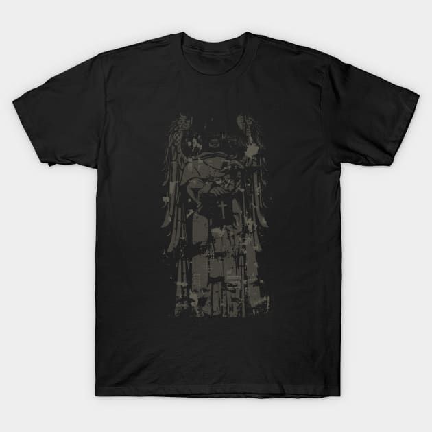 Black Angel T-Shirt by Designious